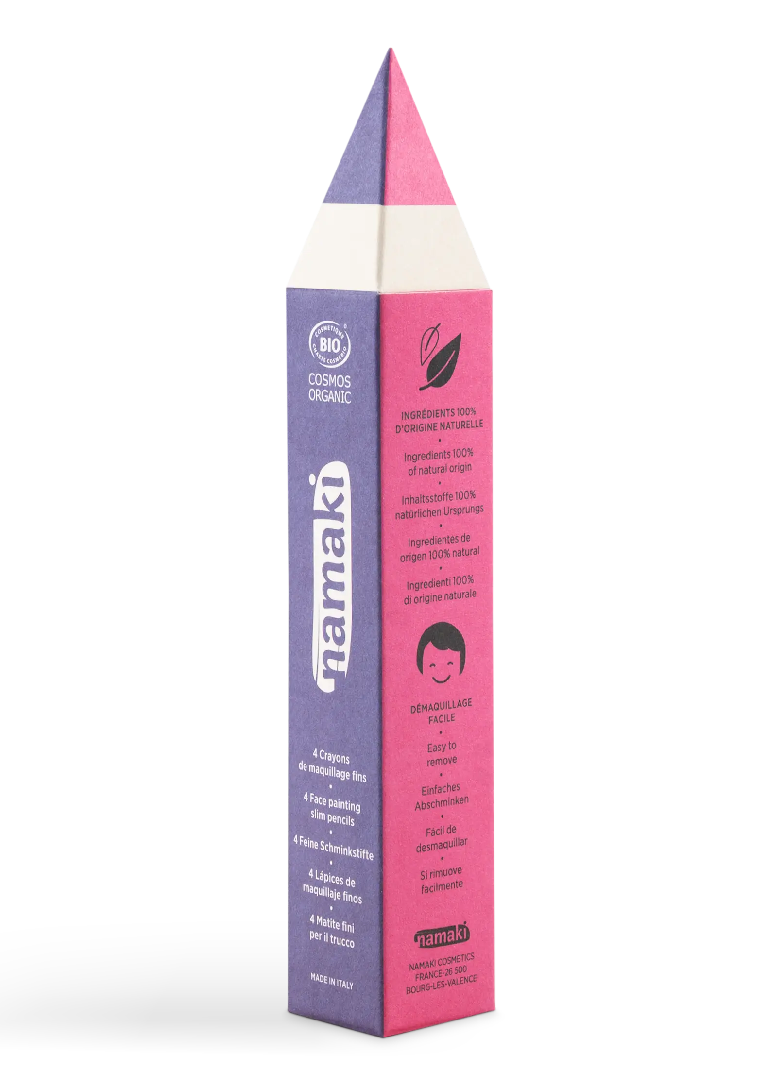 namaki-crayons-de-maquillage-fins-pour-enfants-coffret-4-couleurs-princesse image 2