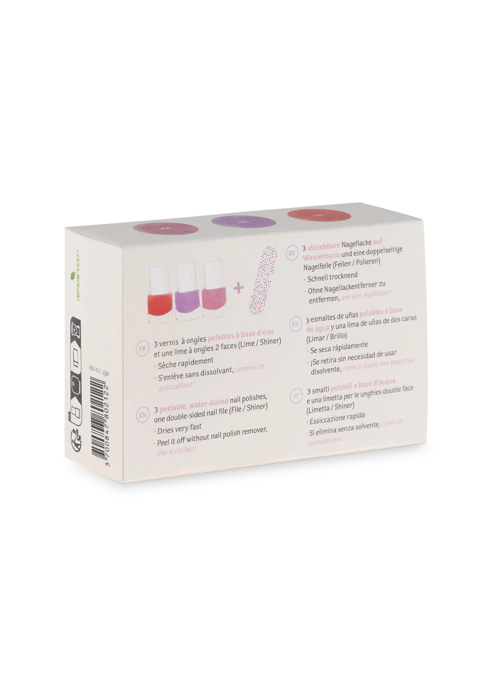 namaki-coffret-vernis-enfants-rose-ternelle-rose-paillet-mauve-griotte image 6