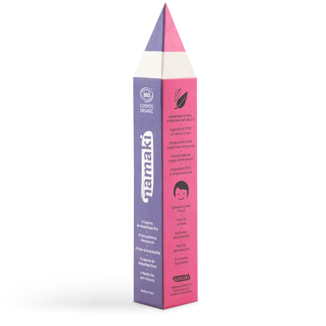namaki-crayons-de-maquillage-fins-pour-enfants-coffret-4-couleurs-princesse image 1