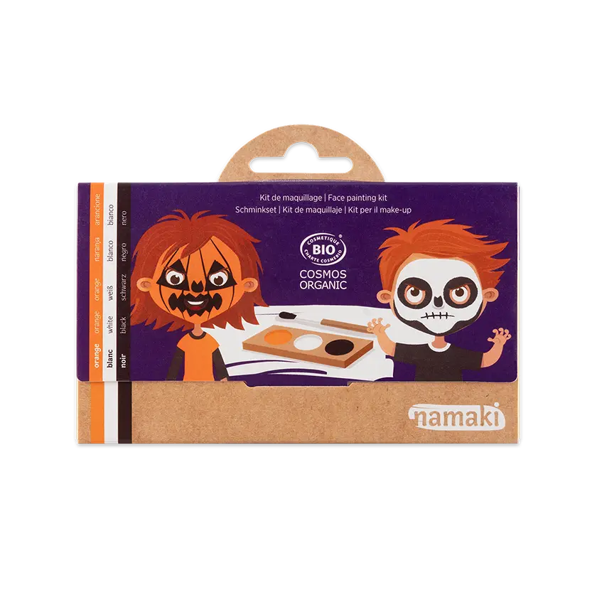 namaki-palette-maquillage-enfant-citrouille-squelette-halloween image 1