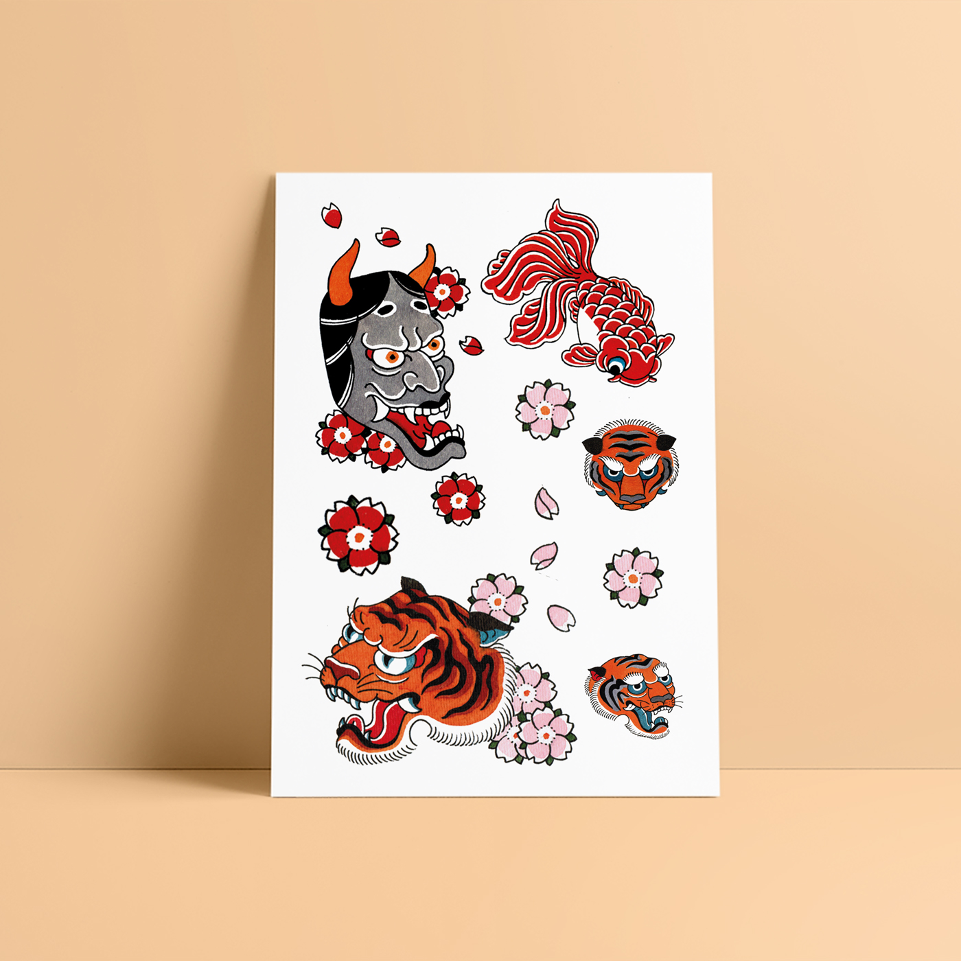 bernard-forever-tigerwood-planche-tatouages-ph-m-res-tigre-japonais image 1