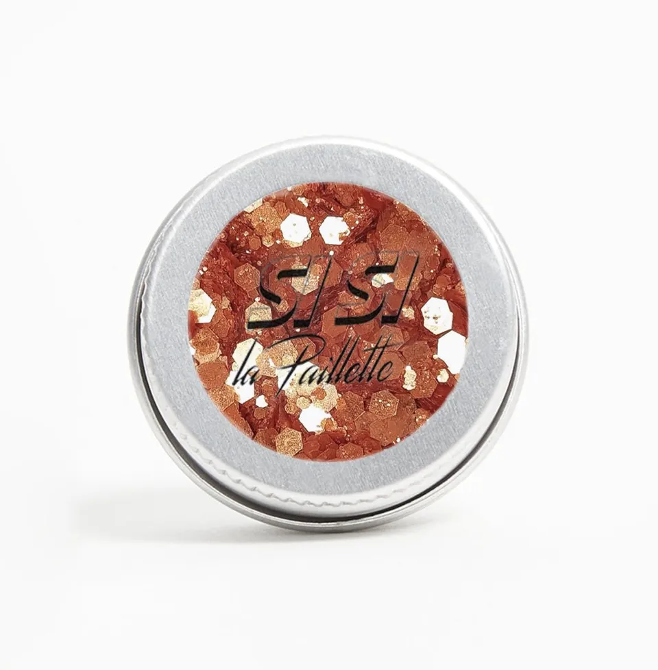 si-si-la-paillette-paillettes-cuivre-moustache-cuivr-biod-gradable image 1
