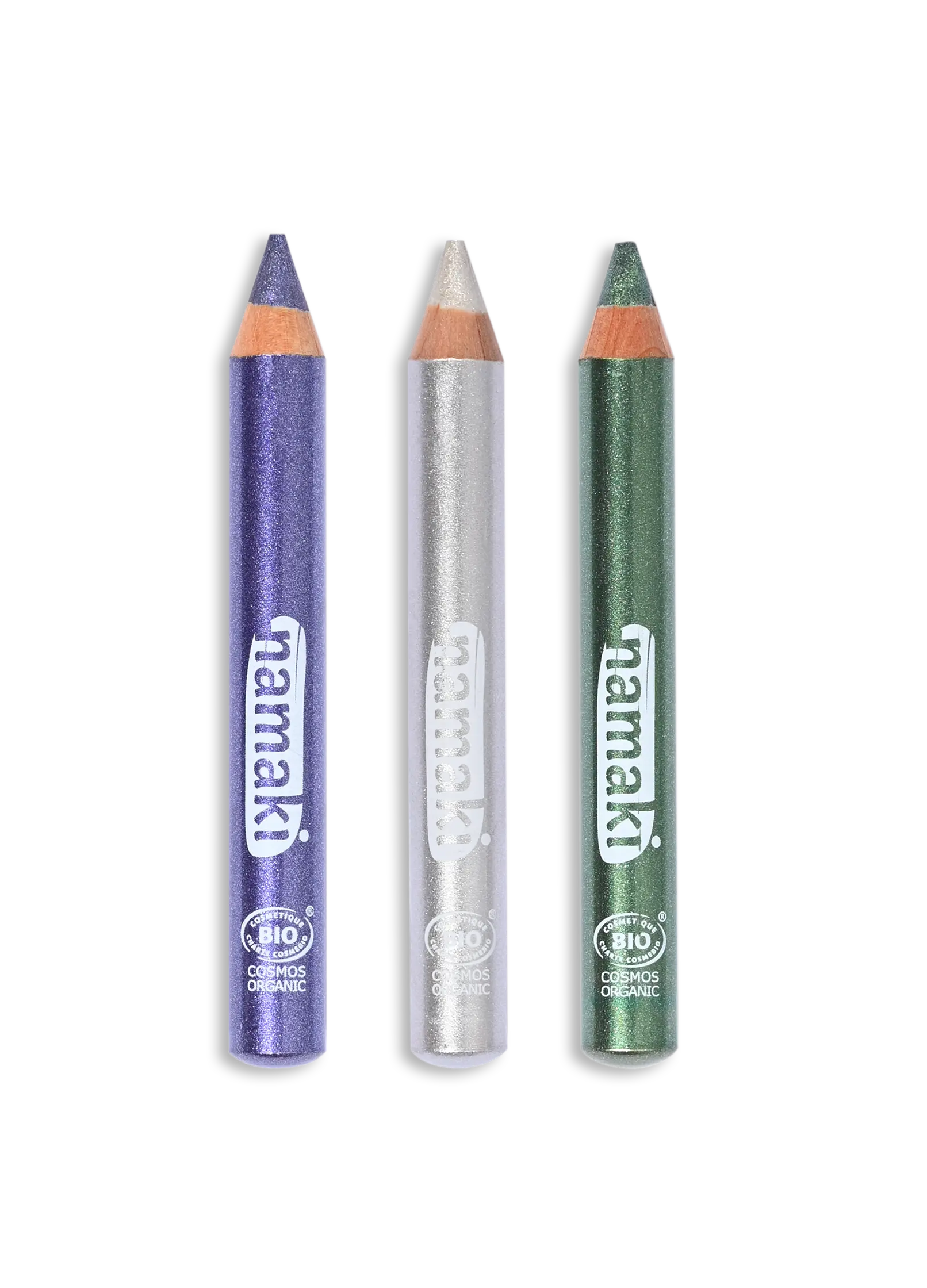 namaki-crayons-de-maquillage-paillet-s-jumbo-violet-argent-vert image 5
