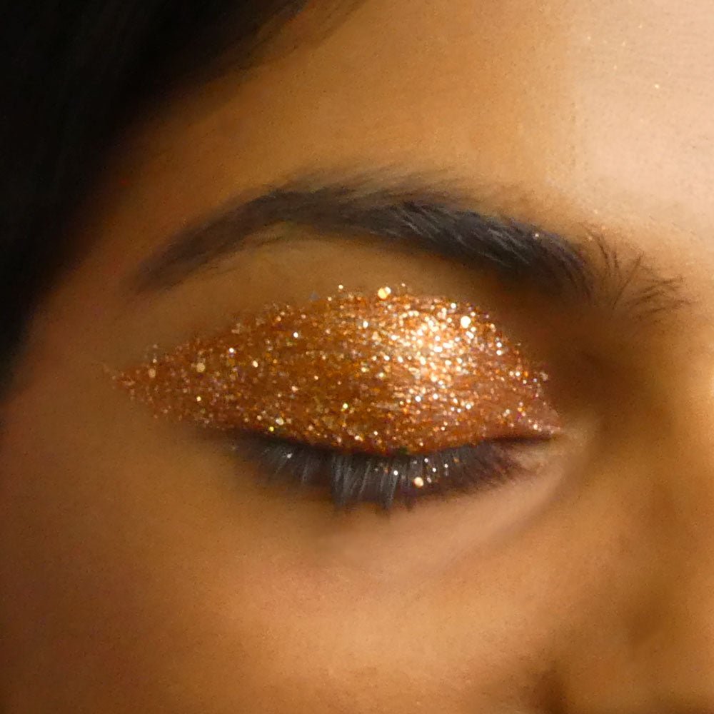 si-si-la-paillette-paillettes-orange-m-tallique-pot-visage-corps-cheveux image 2