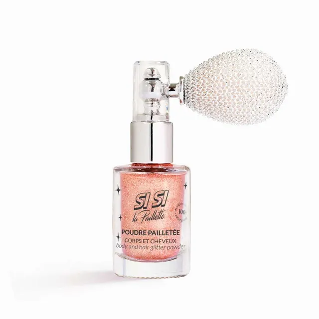 si-si-la-paillette-spray-poudre-paillet-e-or-rose-corps-et-cheveux image 1