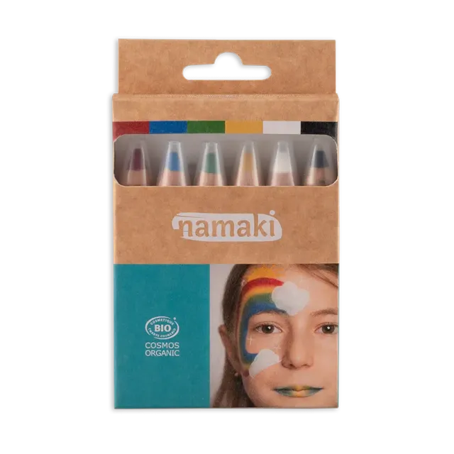 namaki-crayons-de-maquillage-6-couleurs-arc-en-ciel-jumbo-enfant image 1