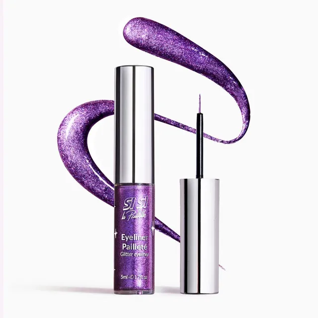 si-si-la-paillette-eyeliner-paillet-violet-regard-violet-rose-duochrome image 1