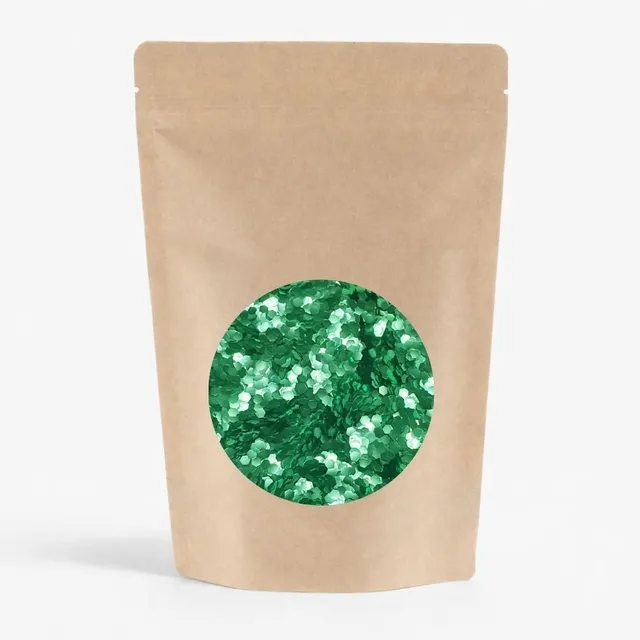 si-si-la-paillette-paillettes-vertes-grosses-sachet-100g image 1