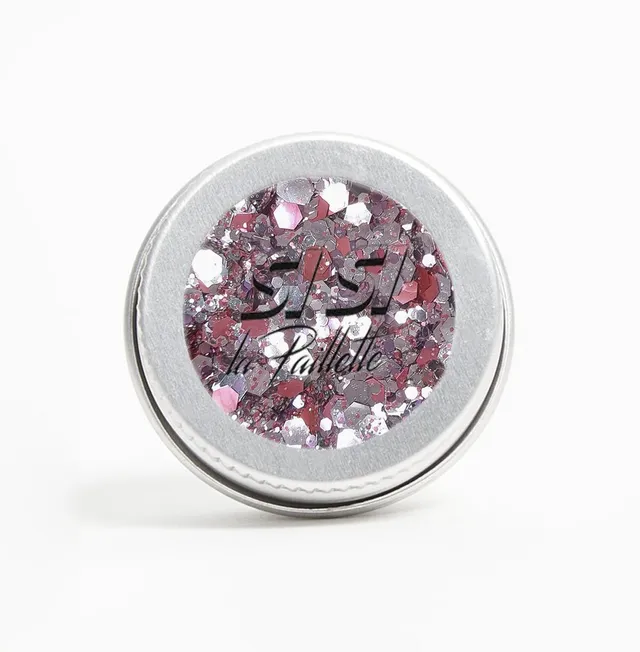 si-si-la-paillette-5h-du-mat-paillettes-visage-corps-et-cheveux-argent-rose-et-v image 1