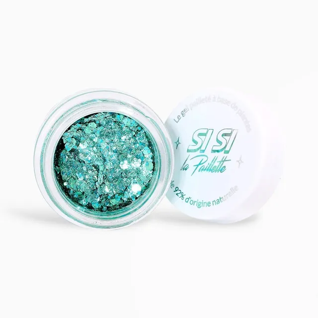 si-si-la-paillette-gel-paillet-polysir-ne-reflets-oc-an-bleu-vert image 1