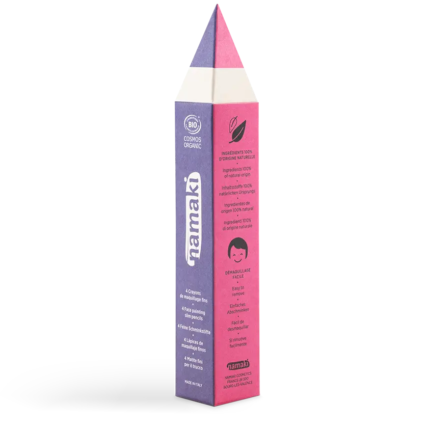 namaki-crayons-de-maquillage-fins-pour-enfants-coffret-4-couleurs-princesse image 1