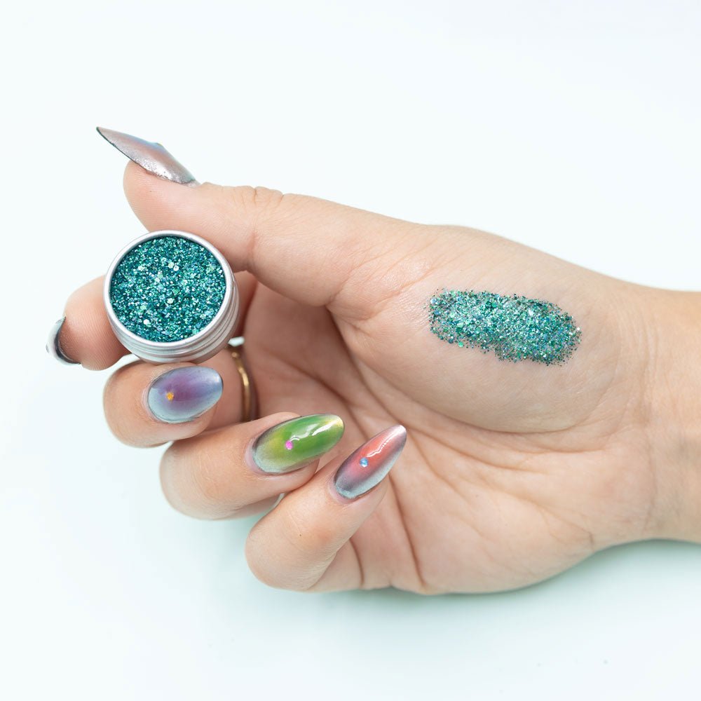 si-si-la-paillette-paillettes-odysisi-m-lange-turquoise-et-vert-biod-gradable image 3