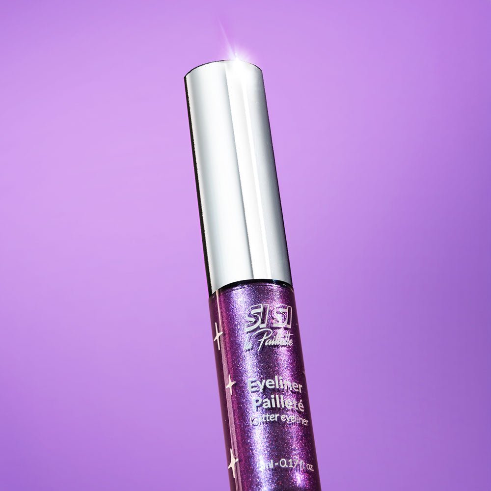 si-si-la-paillette-eyeliner-paillet-violet-regard-violet-rose-duochrome image 8