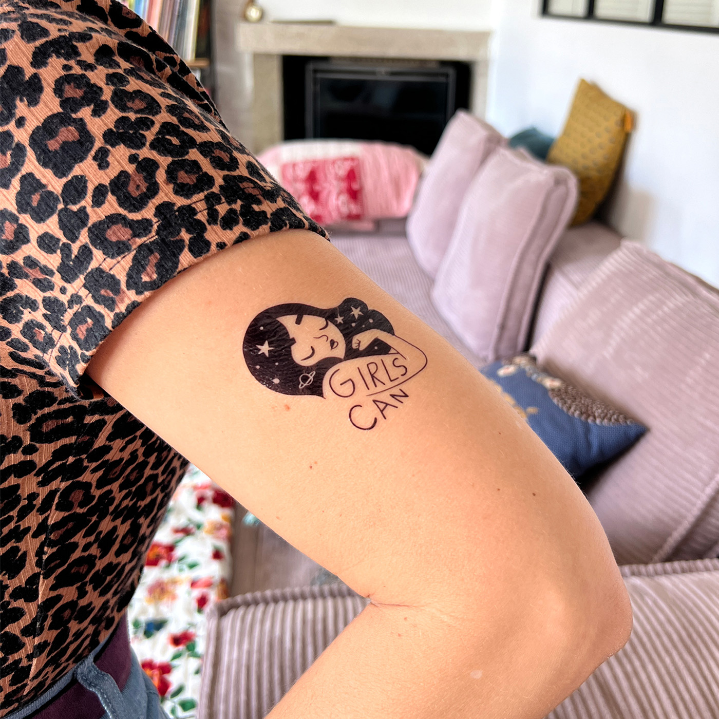 bernard-forever-dans-mes-r-ves-tatouage-temporaire-enfant-noir image 4