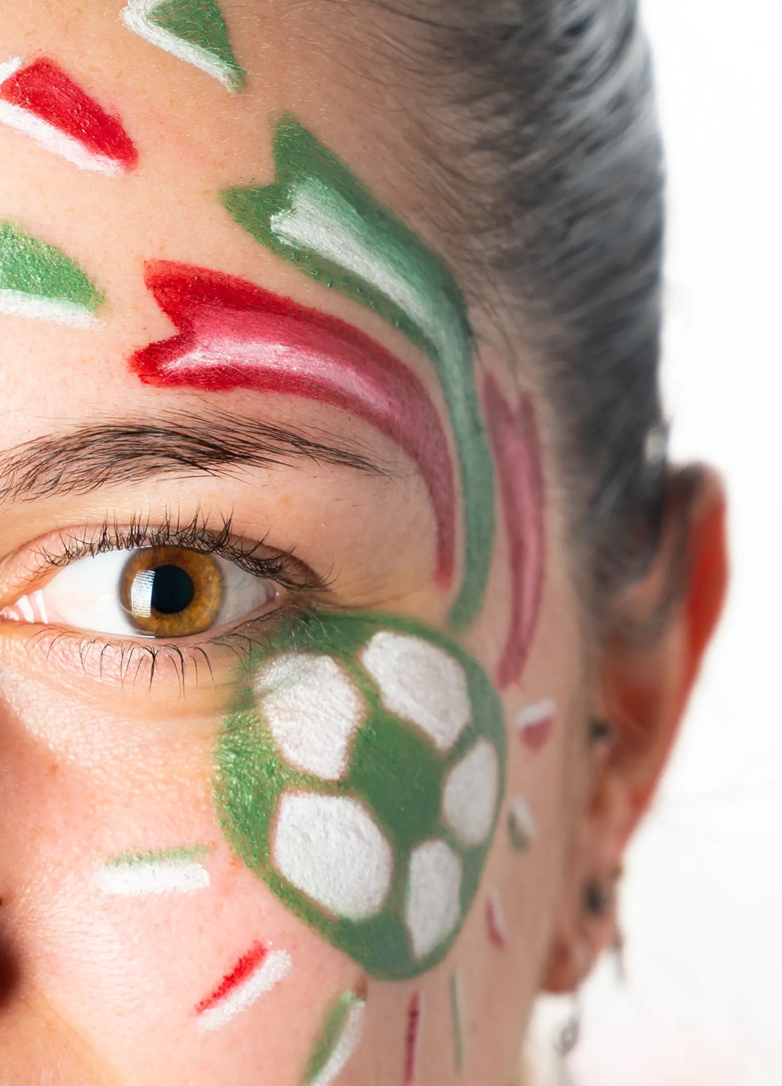 namaki-crayons-maquillage-supporter-enfant-vert-blanc-rouge image 7