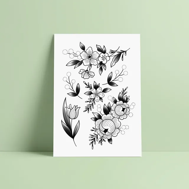 bernard-forever-gravure-florale-tatouage-ph-m-re image 1