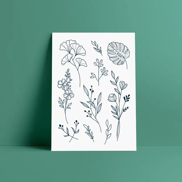 bernard-forever-nuoo-tatouage-ph-m-re-enfant-fleurs image 1