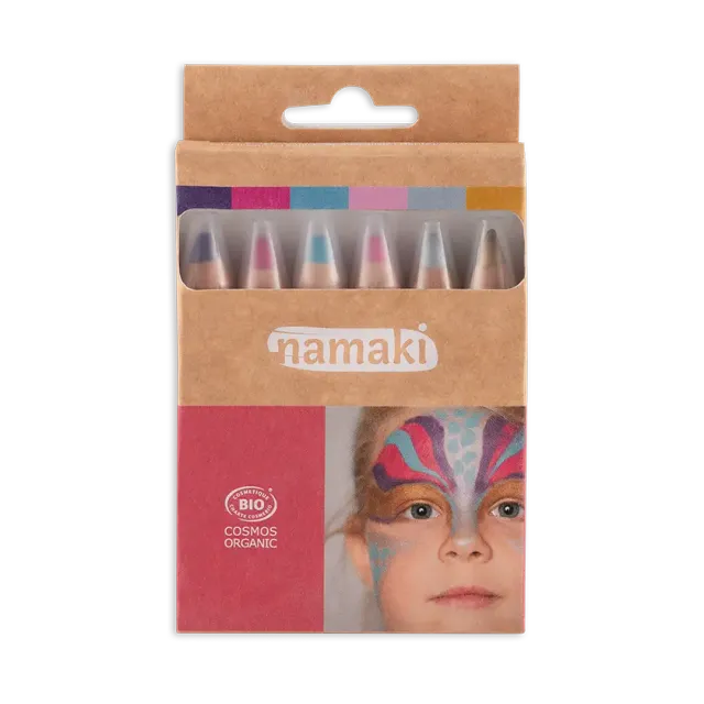 namaki-crayons-maquillage-enfant-jumbo-6-couleurs-mondes-enchant-s image 1