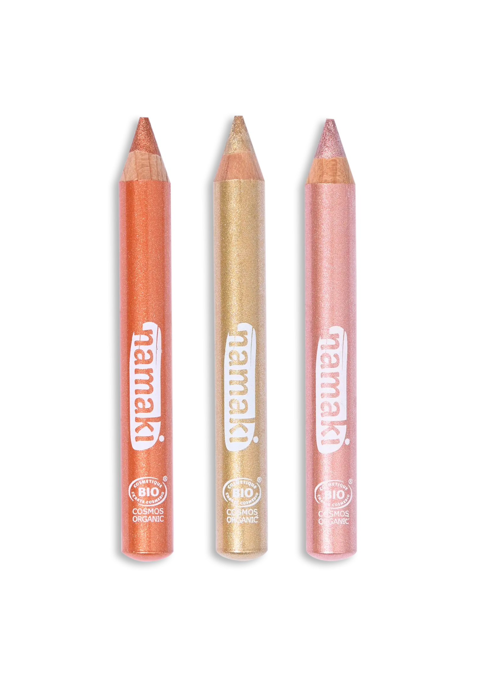 namaki-crayons-maquillage-paillettes-enfant-or-cuivre-rose-x3 image 5