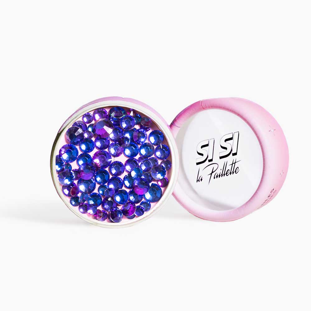 si-si-la-paillette-strass-cosmos-bleu-violet-iris-r-utilisables image 1