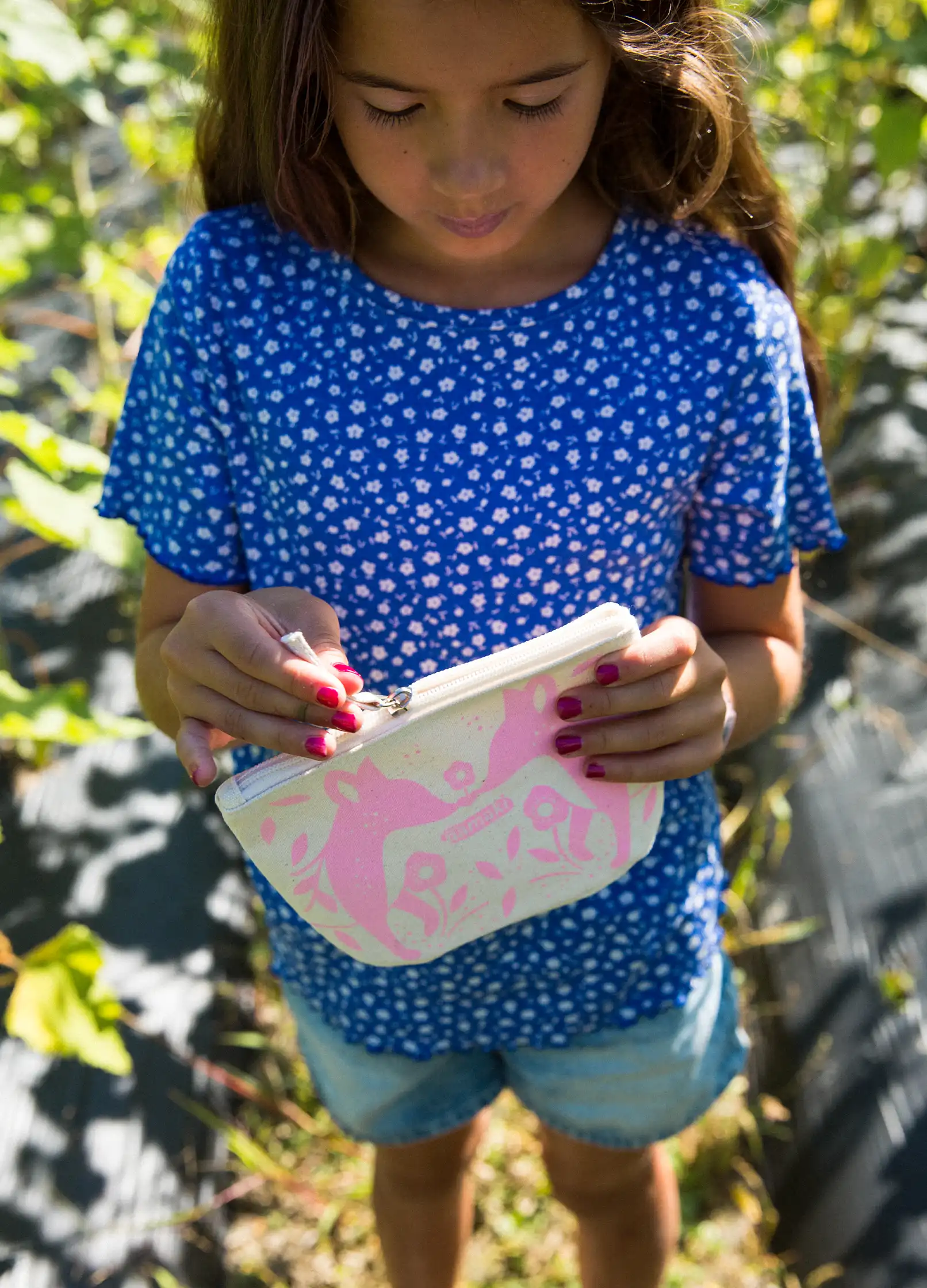 namaki-trousse-scintillante-vide-renard-rose image 3