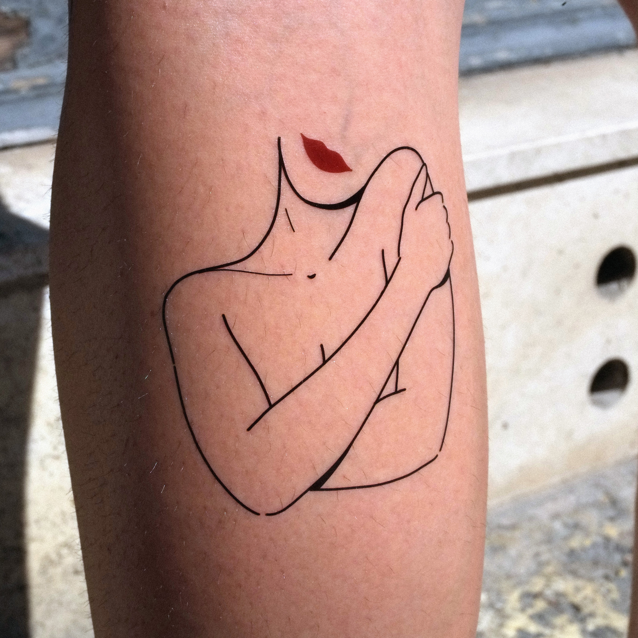 bernard-forever-rouge-baiser-tatouage-temporaire-d-claration-d-amour image 4