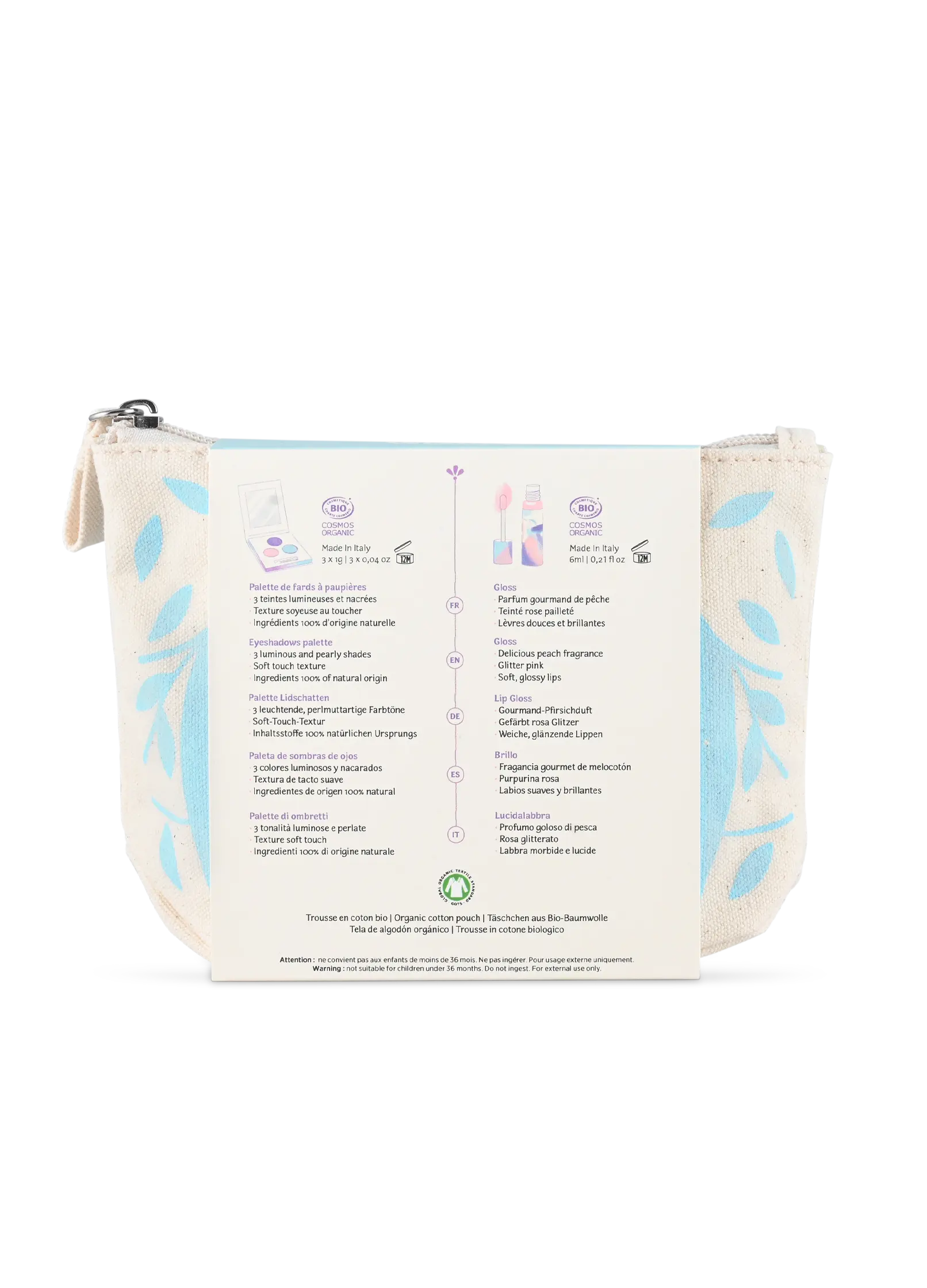 namaki-trousse-maquillage-enfant-bleue-hiver-gloss image 6