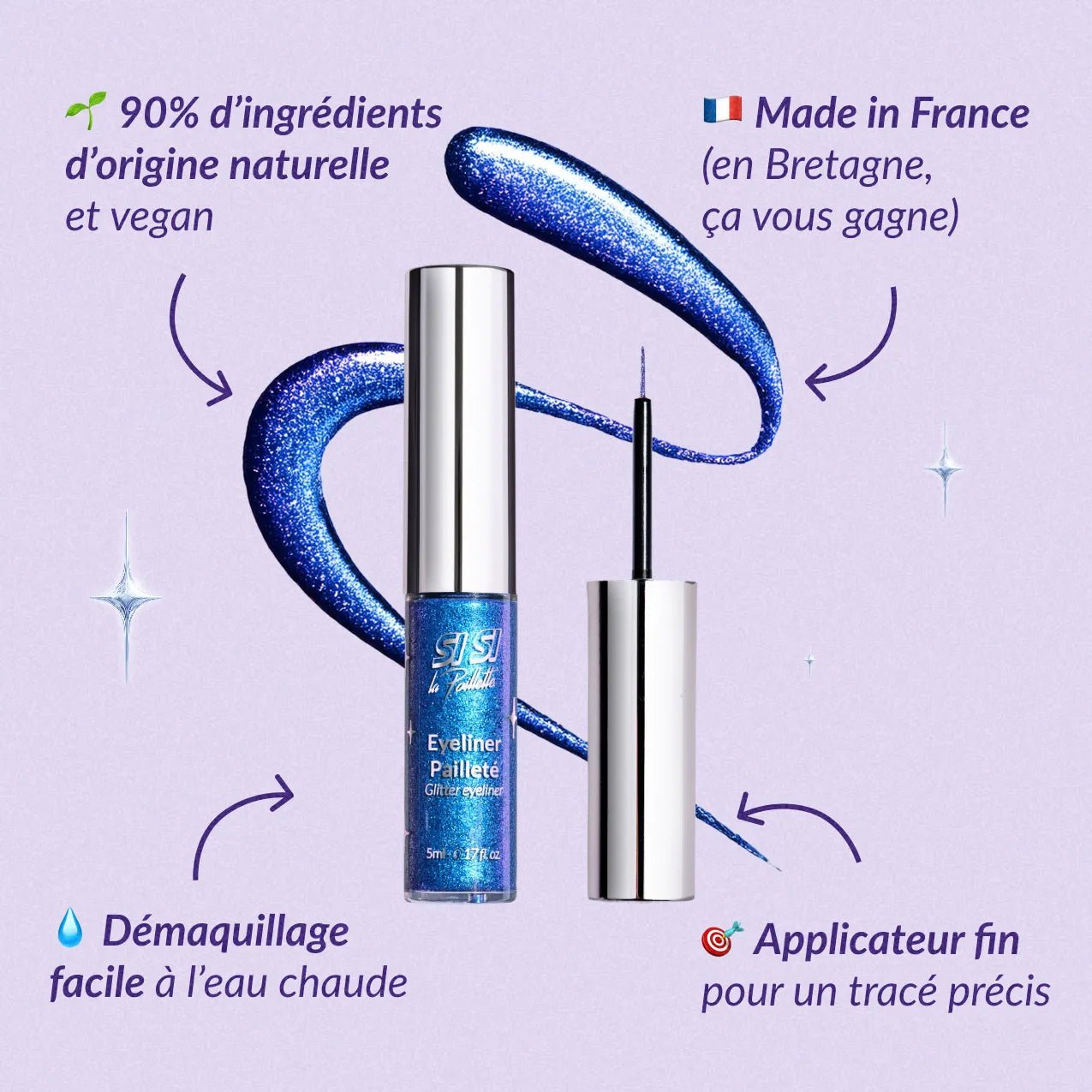 si-si-la-paillette-eyeliner-paillet-bleu-lectrique-fini-m-tallique-duochrome image 7