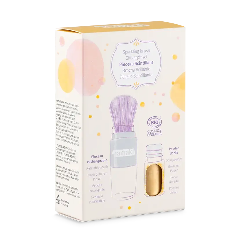 namaki-pinceau-paillettes-enfant-or-rechargeable-bio image 1