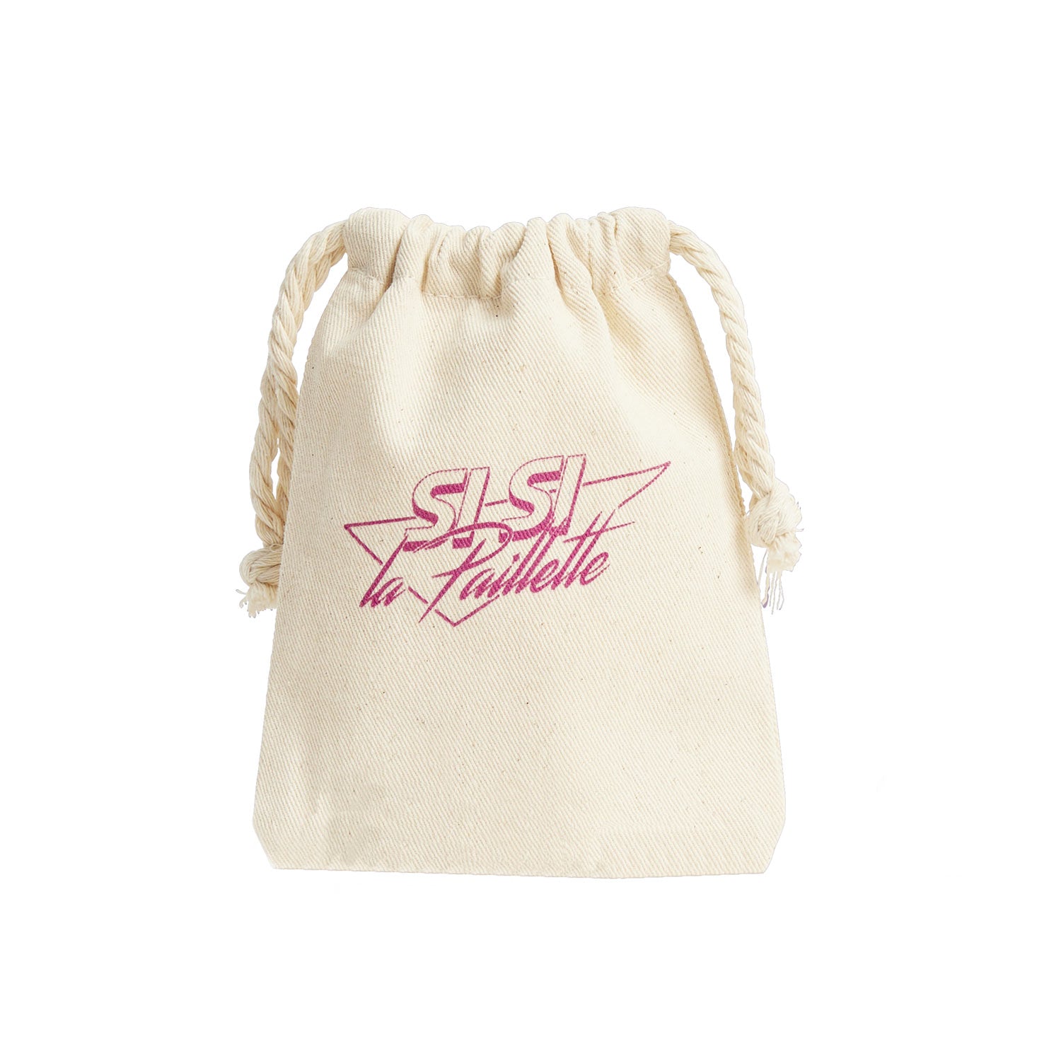 si-si-la-paillette-pochon-en-coton-bio-trousse-paillettes image 1