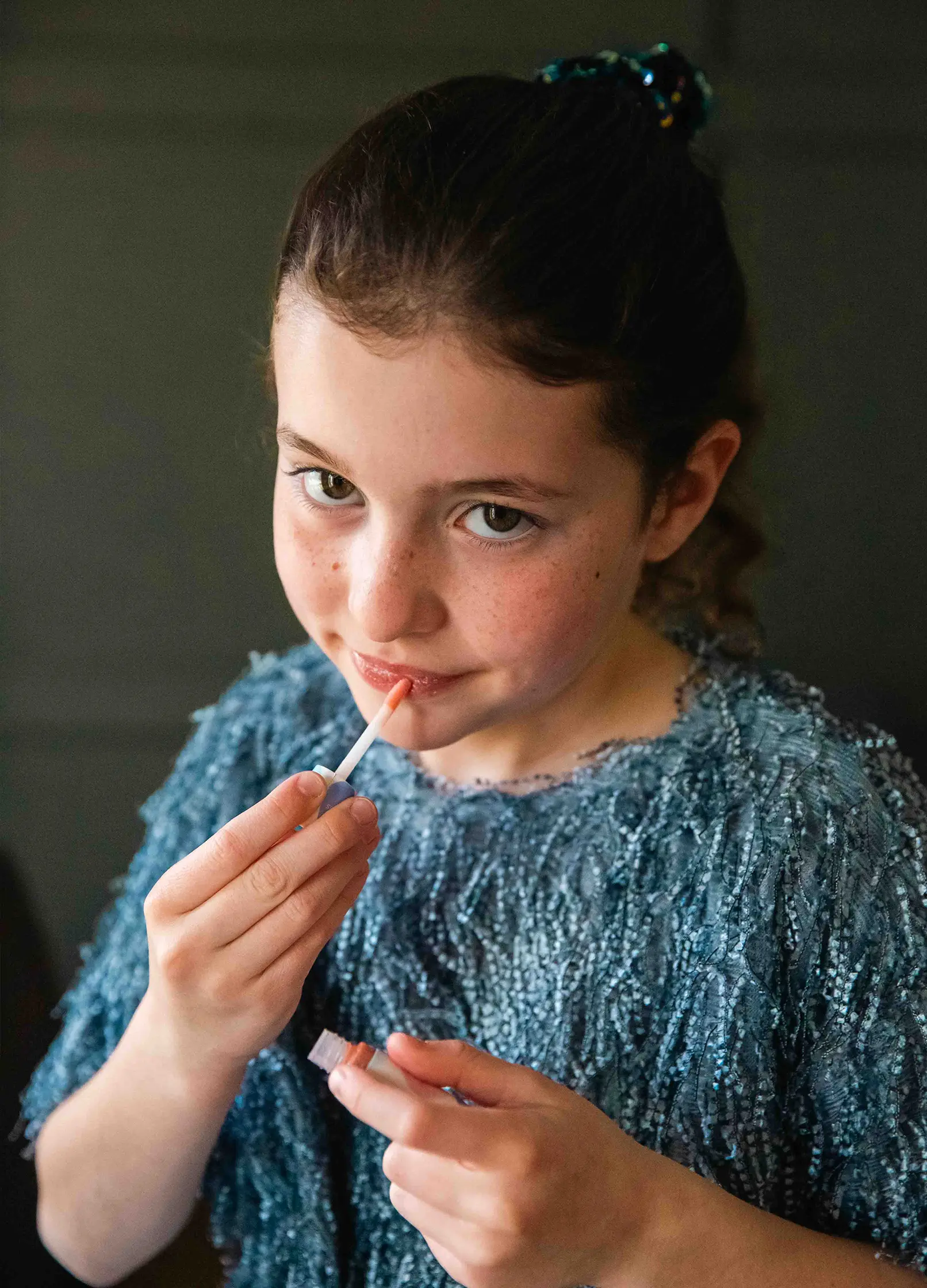 namaki-trousse-maquillage-enfant-bleue-hiver-gloss image 4