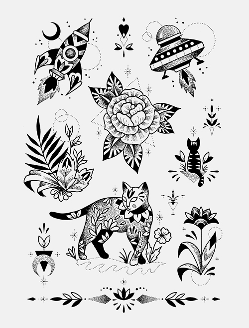 bernard-forever-cosmic-cat-tatouage-ph-m-re image 2