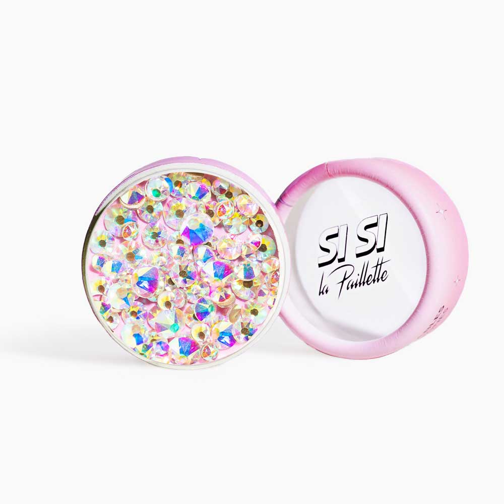 si-si-la-paillette-strass-nacr-r-utilisables-strass-visage-en-verre image 1