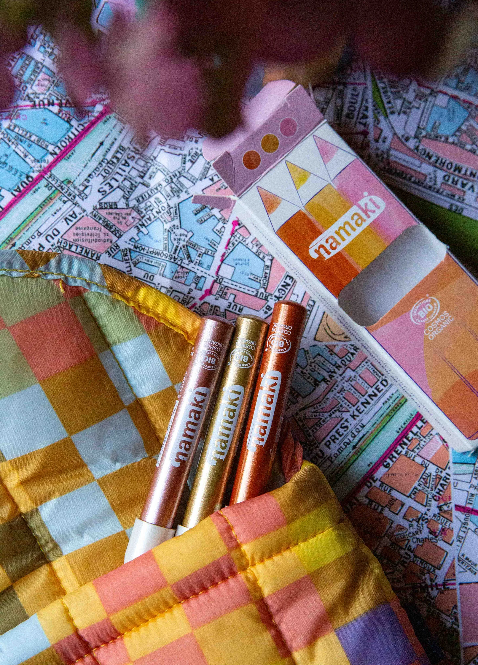 namaki-crayons-maquillage-paillettes-enfant-or-cuivre-rose-x3 image 4