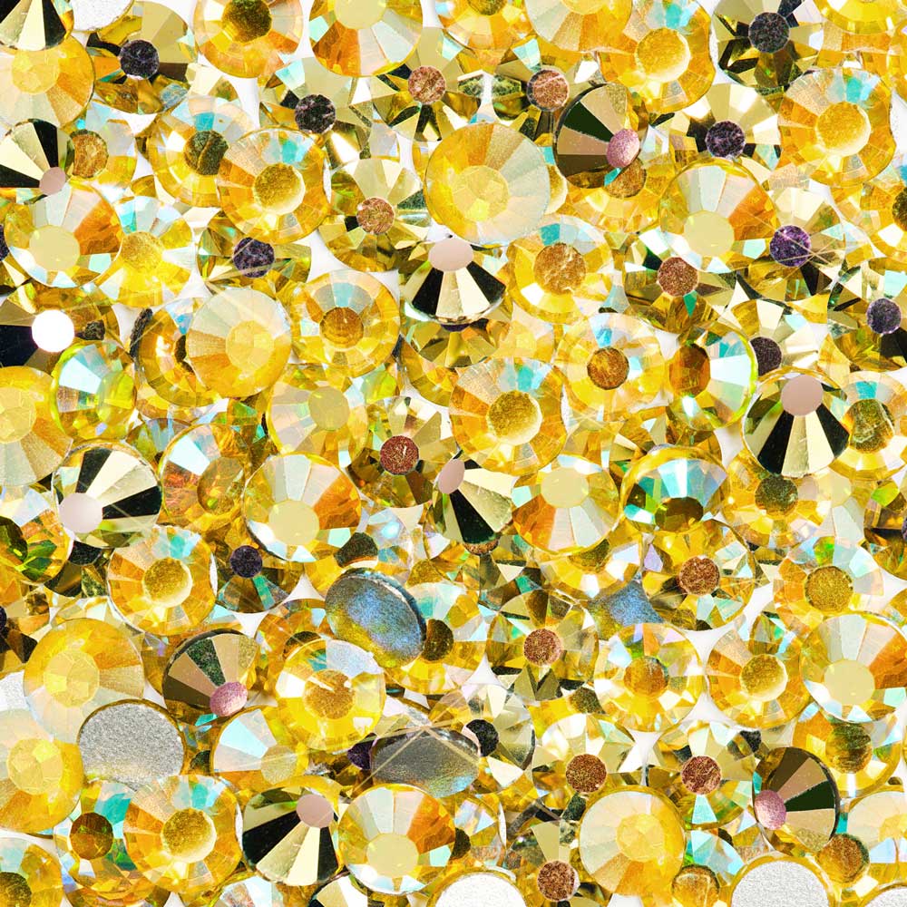si-si-la-paillette-strass-r-utilisables-honey-jaune-bo-te-strass-visage image 3