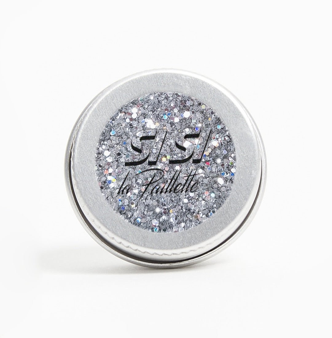 si-si-la-paillette-paillettes-holo-argent-standard-effet-arc-en-ciel image 1