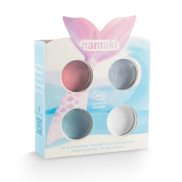 namaki-kit-maquillage-enfant-sir-ne-4-couleurs-rose-bleu-argent-blanc image 1