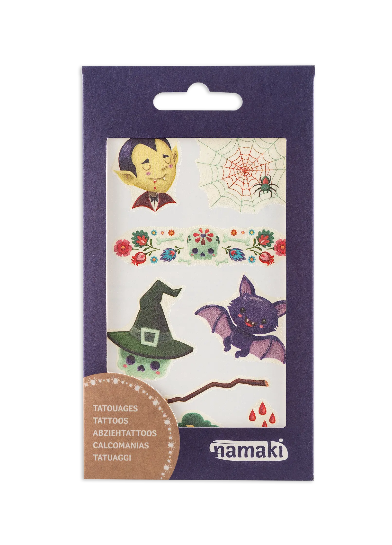 namaki-tattoos-temporaires-halloween-enfant-bras-mains-jambes image 2