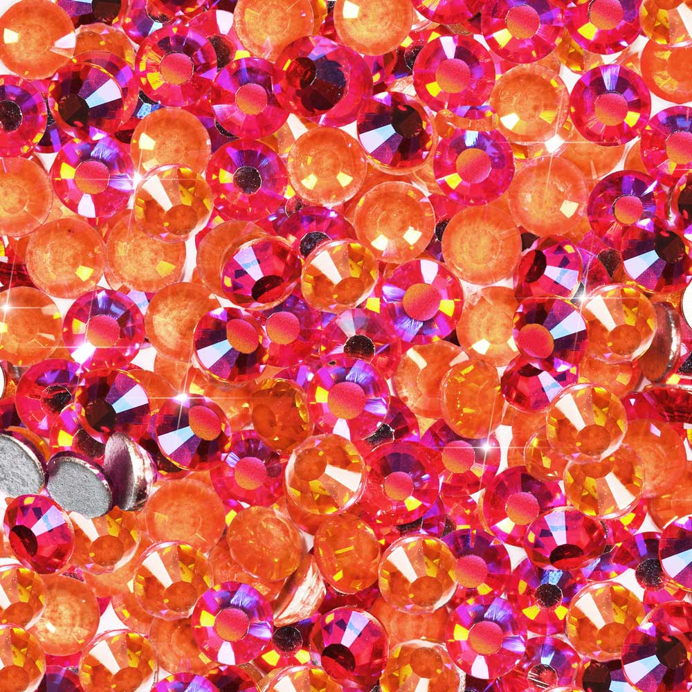 si-si-la-paillette-strass-sunset-r-utilisables-verre-orange image 4