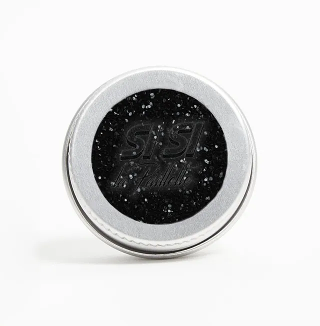 si-si-la-paillette-paillettes-noir-standard image 1