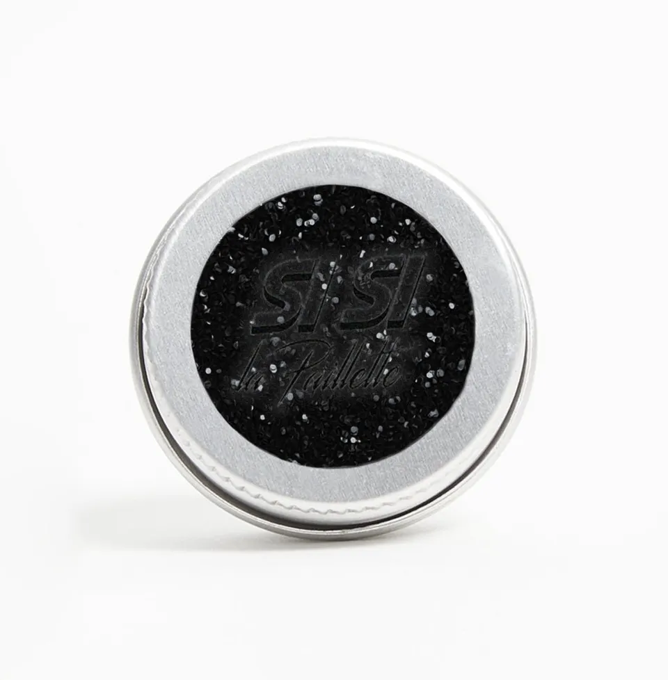 si-si-la-paillette-paillettes-noir-standard image 1