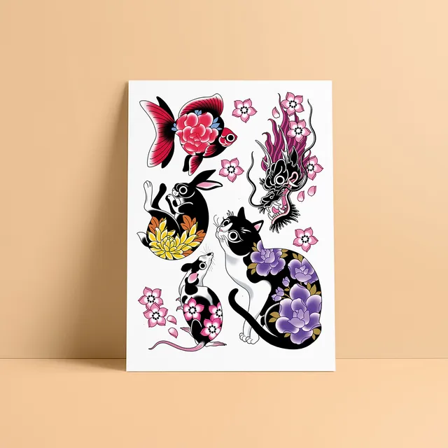 bernard-forever-inkigai-tatouage-temporaire-japon-norma image 1