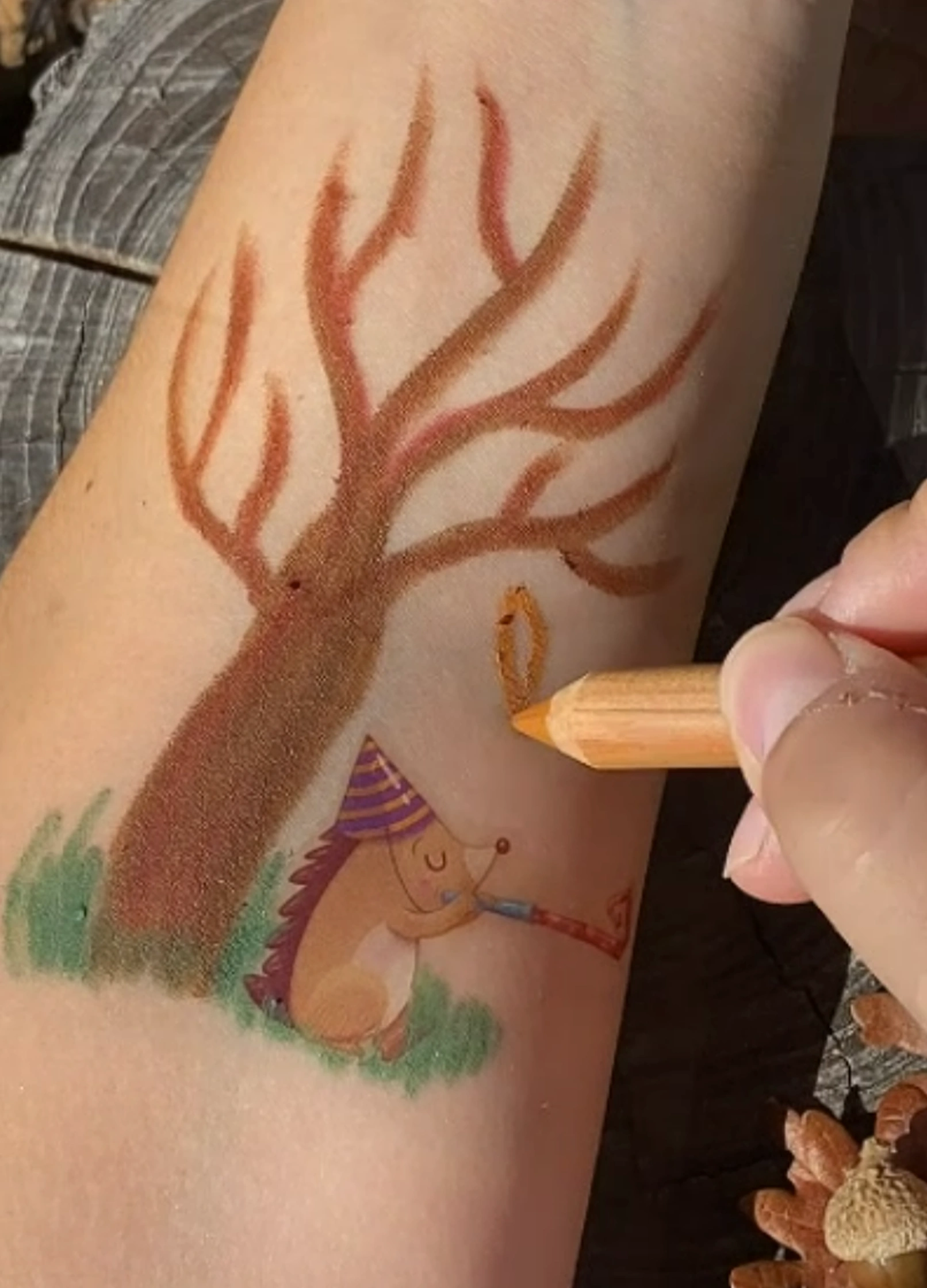 namaki-crayon-de-maquillage-jumbo-enfant-orange-unitaire image 3