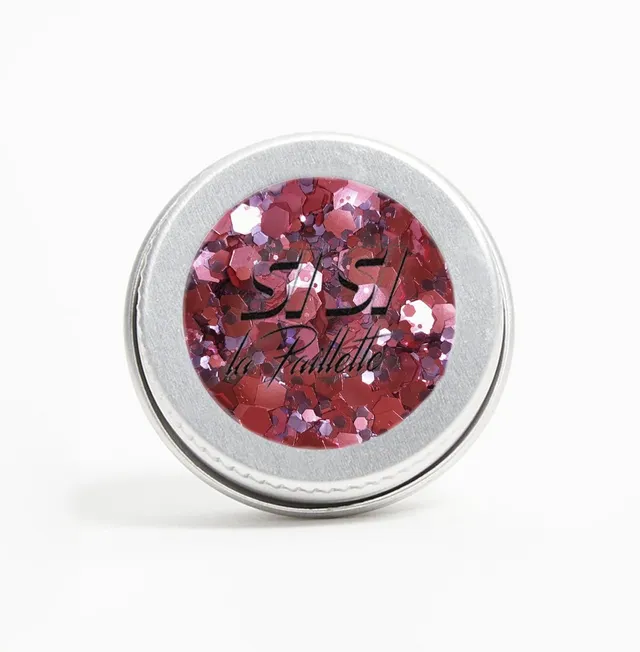 si-si-la-paillette-diva-du-dancing-paillettes-rose-violet-disco-visage-corps-che image 1