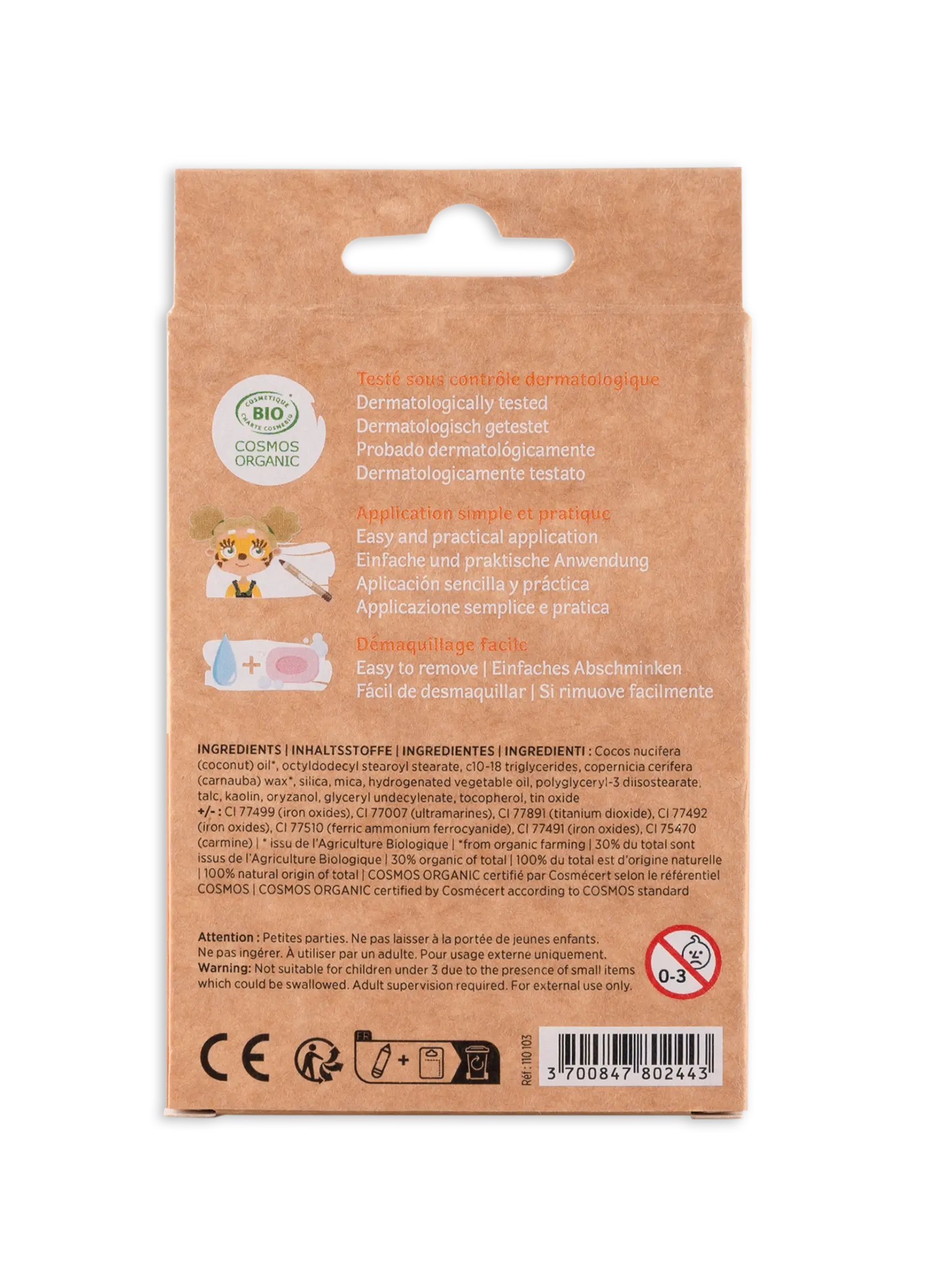 namaki-crayons-de-maquillage-6-couleurs-animaux-kit-enfant image 6