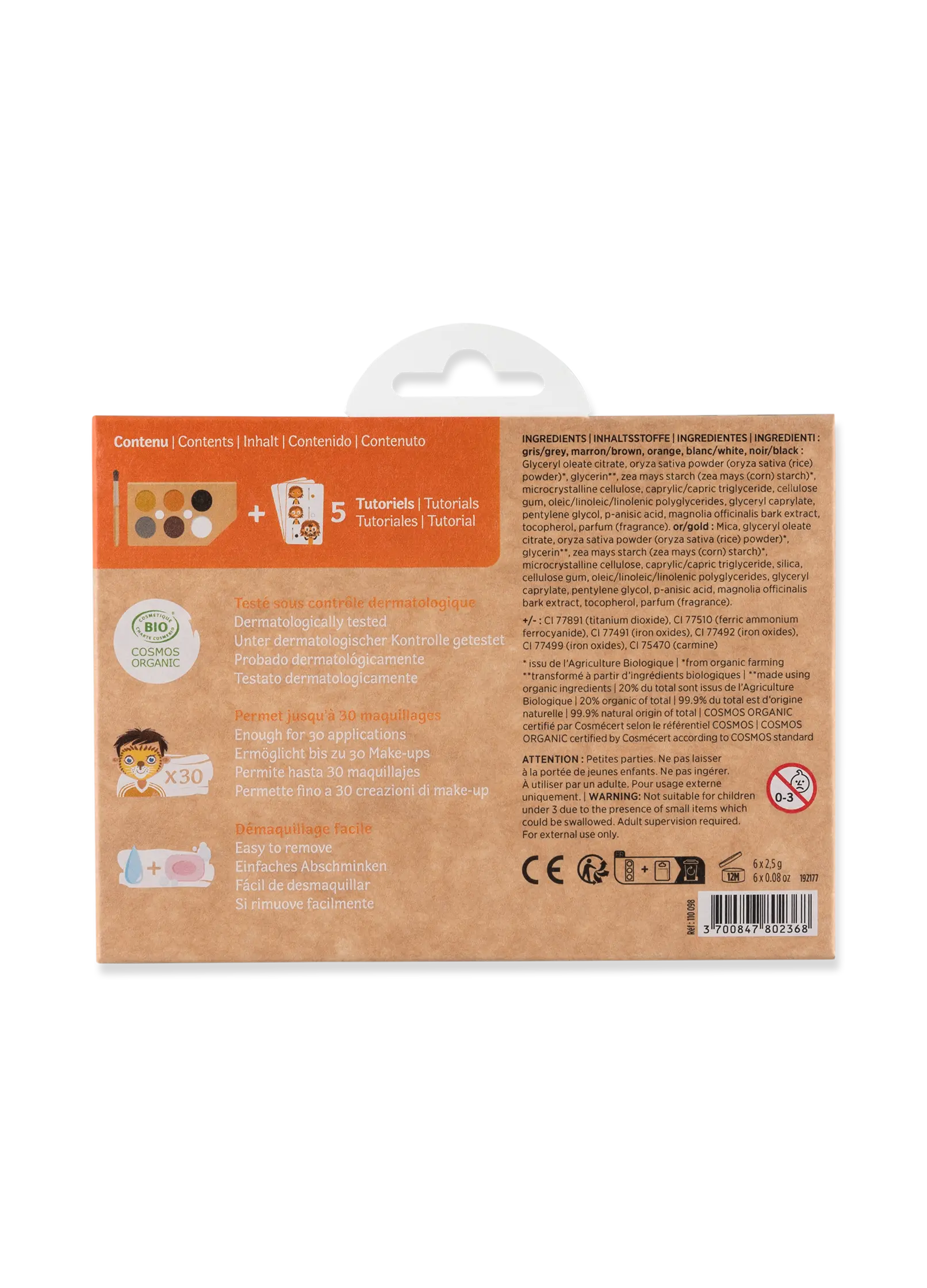 namaki-vie-sauvage-palette-maquillage-enfant-6-couleurs image 6