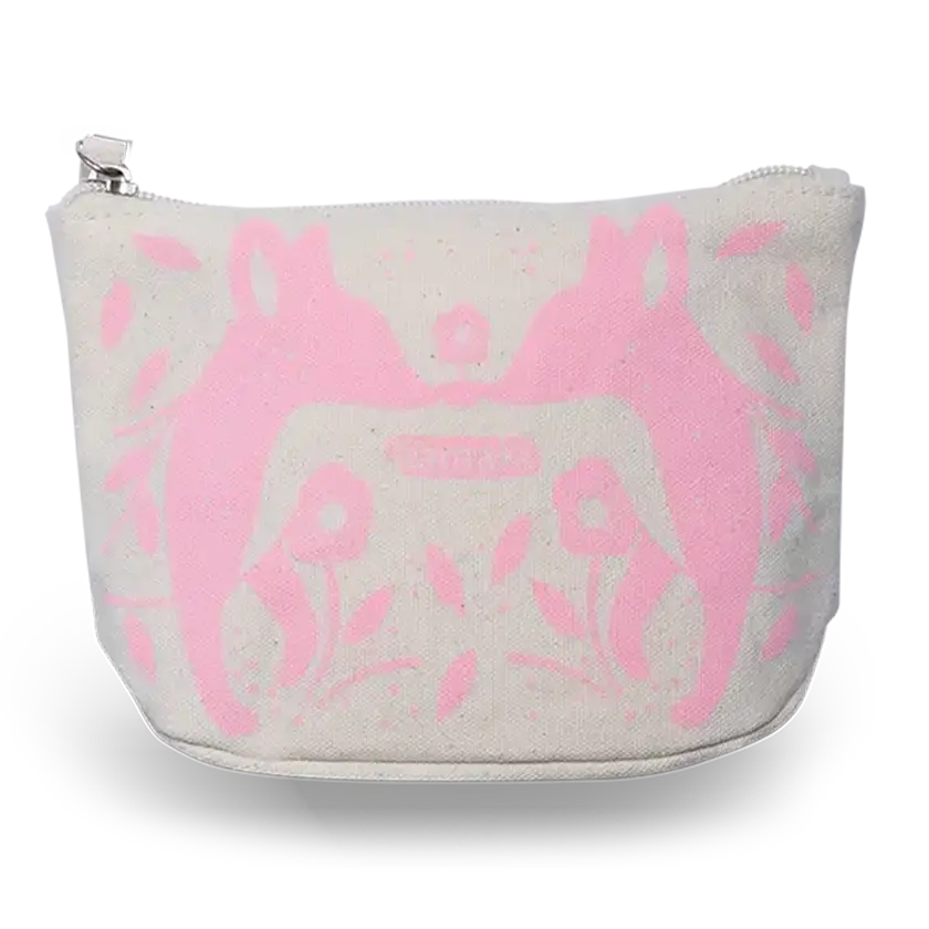 namaki-trousse-scintillante-vide-renard-rose image 1