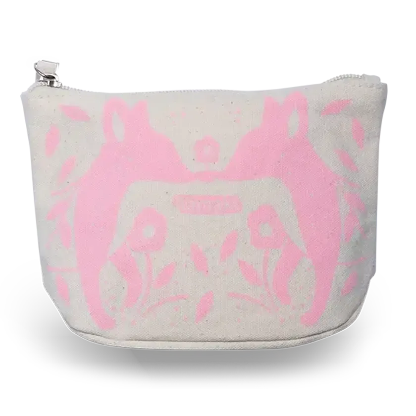 namaki-trousse-scintillante-vide-renard-rose image 1
