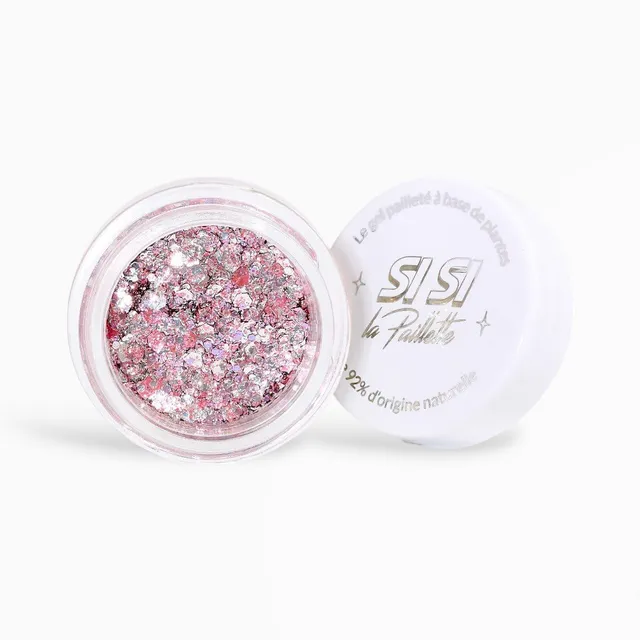 si-si-la-paillette-5h-du-mat-gel-paillet-argent-rose-violet-festif image 1