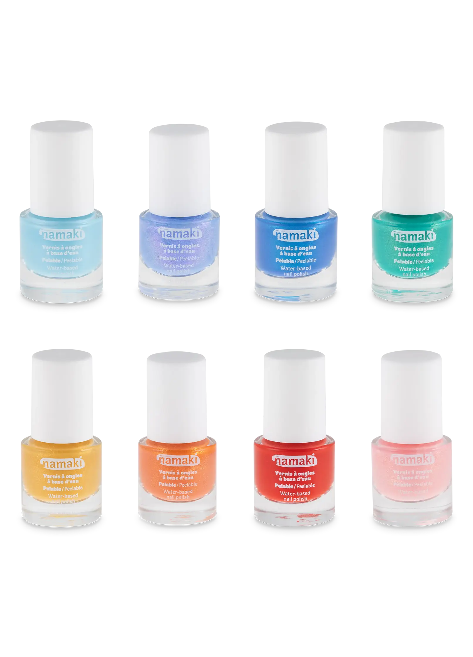 namaki-set-8-vernis-enfants-vie-color-e-couleurs-arc-en-ciel image 2